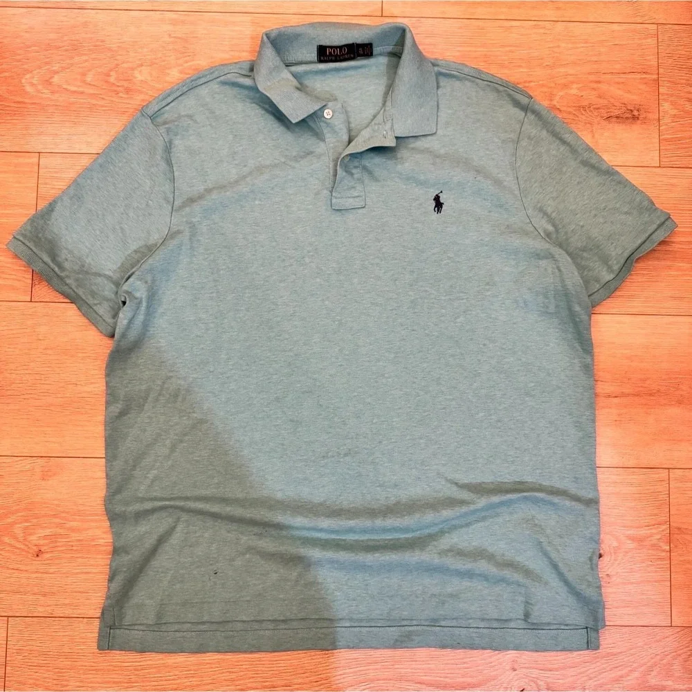 Polo Ralph Lauren Men's Short Sleeve Polo Shirt Seafoam Green Size XL